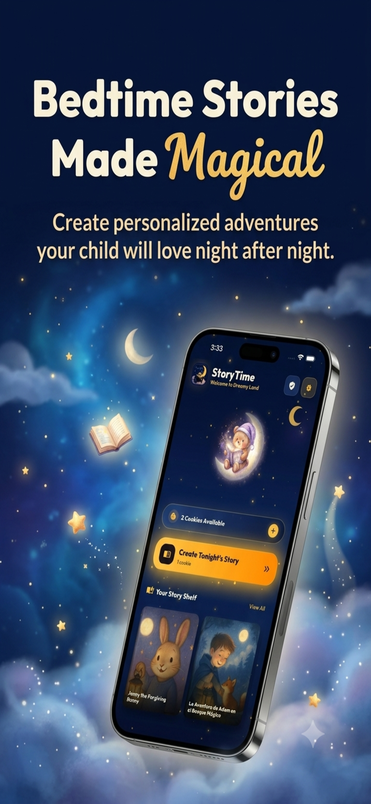 StoryTime Home screen preview