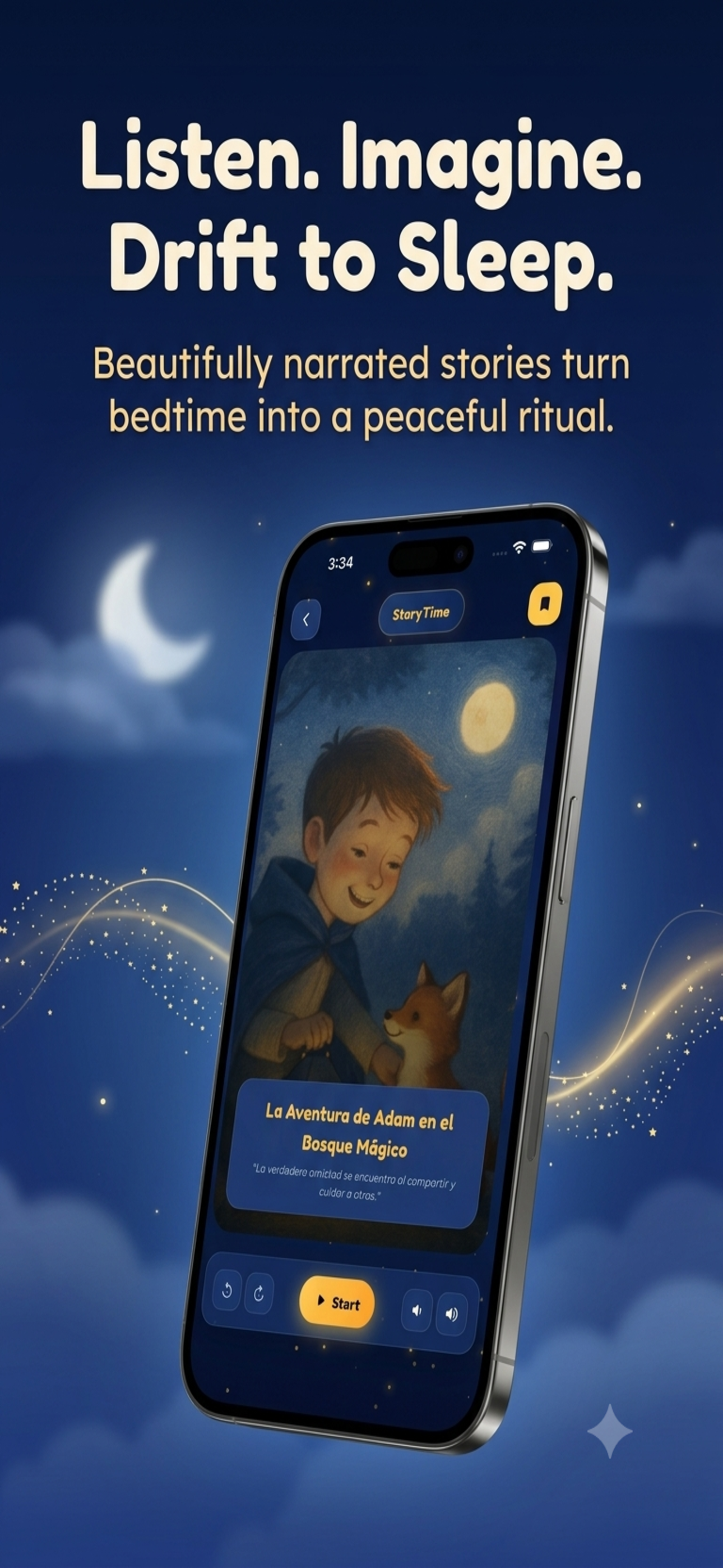 StoryTime Player screen preview